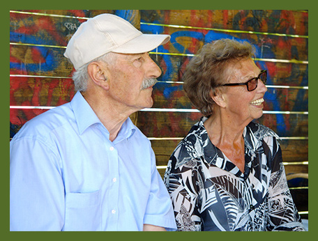 Die Gründungseltern von KiFa, Marie-Luise Schmidt und Günter Schmidt